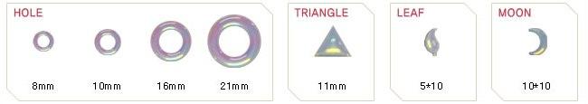 hole triangle leaf moon hole triangle leaf moon